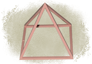 fából készült piramis, harmoniát teremt, harmóniát teremtő piramis